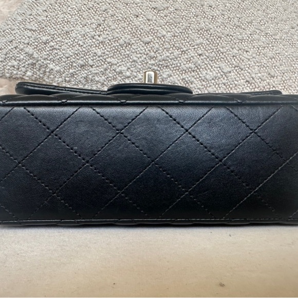 Chanel Mini Rectangle Coco Charms Flap Bag Black - Picture 7 of 10